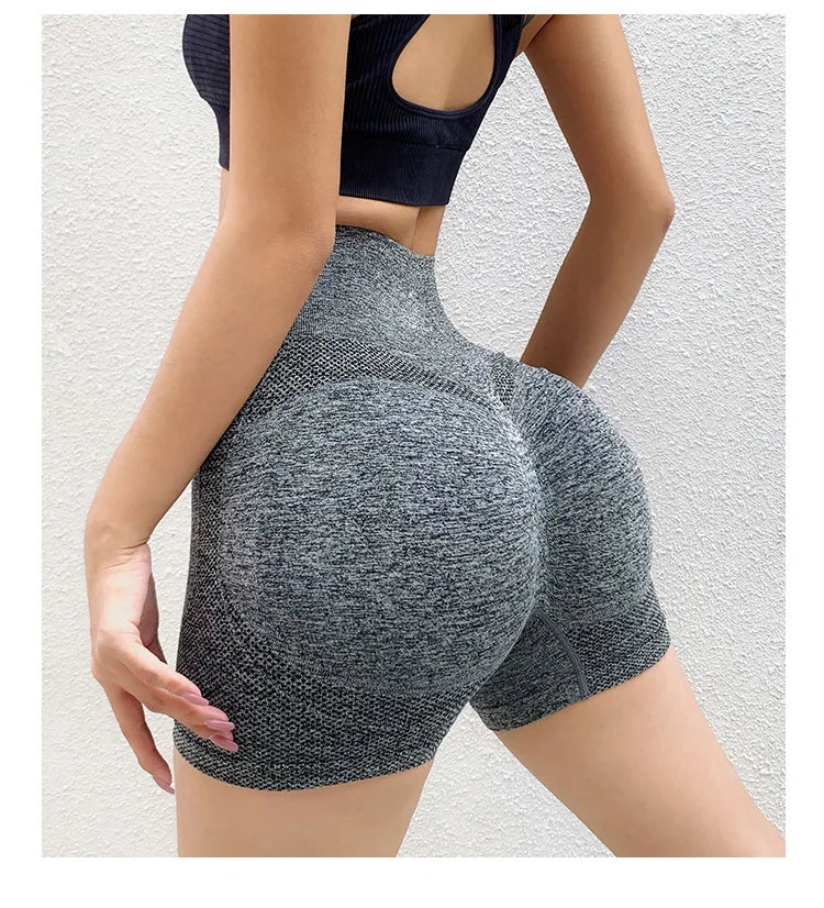 Women Yoga Shorts High Waist Workout Shorts Fitness Yoga quick-dry Fitness Ladies Yoga Gym Running Short Pants Pants Sportswear