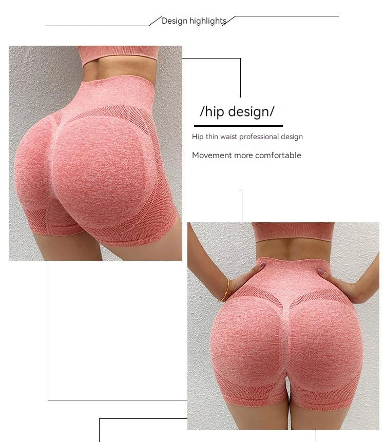 Women Yoga Shorts High Waist Workout Shorts Fitness Yoga quick-dry Fitness Ladies Yoga Gym Running Short Pants Pants Sportswear