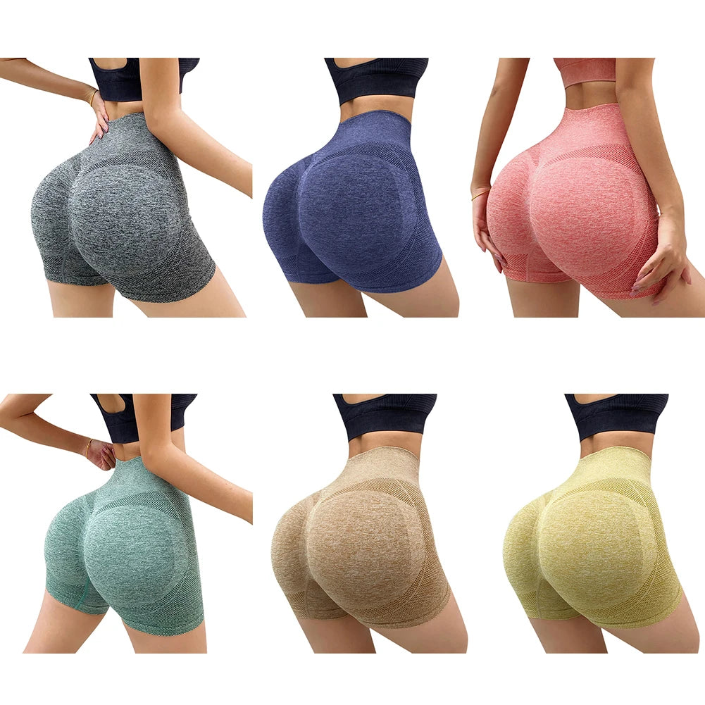 Women Yoga Shorts High Waist Workout Shorts Fitness Yoga quick-dry Fitness Ladies Yoga Gym Running Short Pants Pants Sportswear