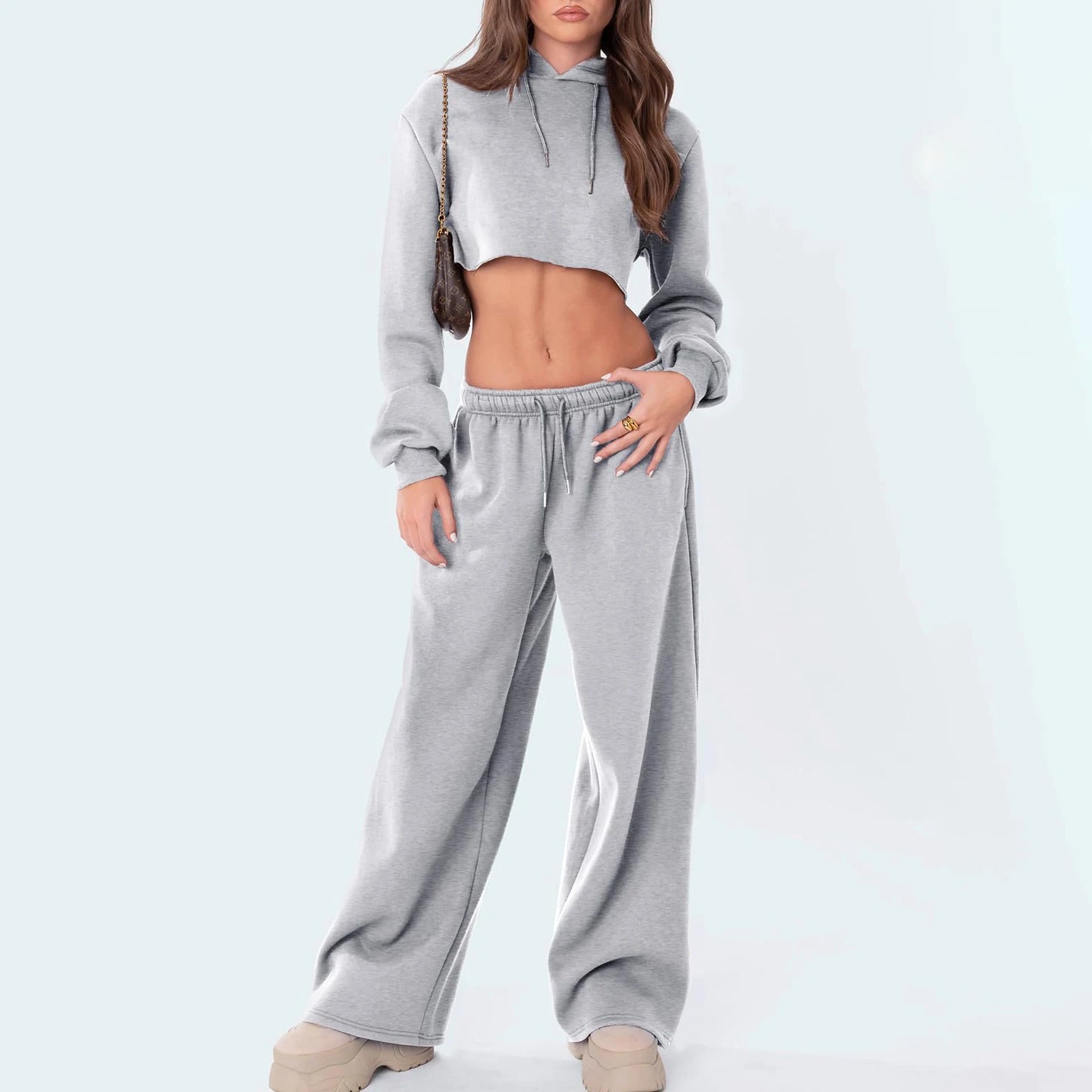 Pantalones deportivos casuales de moda para mujer